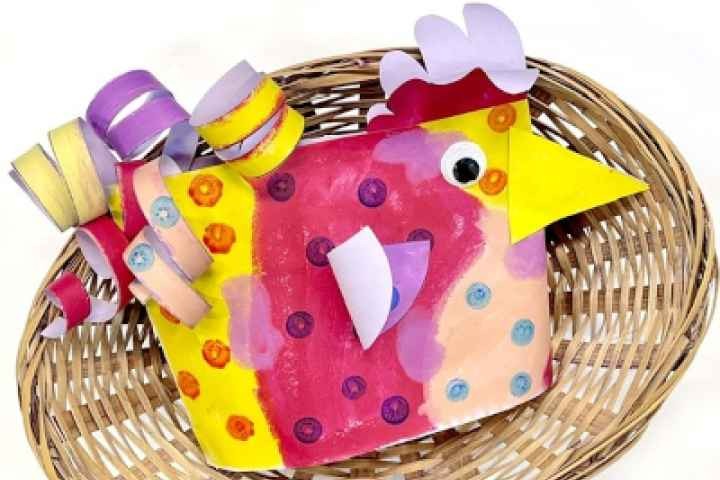 Mooroopna Library - Paper Chickens