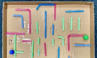 Cobram Library - Marble Maze Making