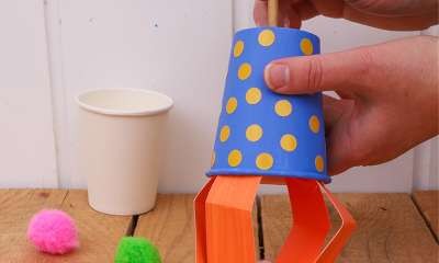 Avenel Library - Paper Cup Claw Game