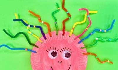 Tatura Library - Rainbow Pipe Cleaner Hair Threading